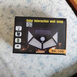 Lampade solari 100 LED con sensore di movimento