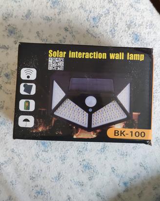 Lampade solari 100 LED con sensore di movimento
