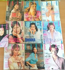lotto di 9 numeri originali di Elle Italia,vintage