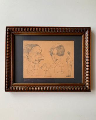 Caricature d'epoca originali - Felice Vellan