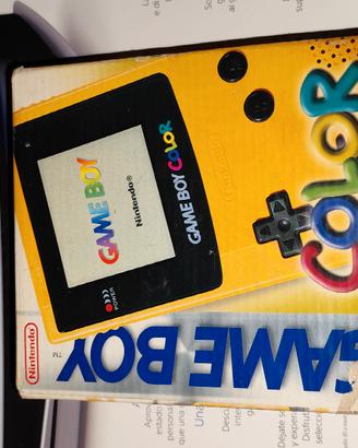 Game Boy Color Dandelion con scatola + Pokemon oro