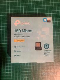 Adattatore Wi-Fi USB TP-Link Nano TL-WN725N nuovo