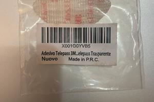 Adesivo telepass  mezzaluna m3