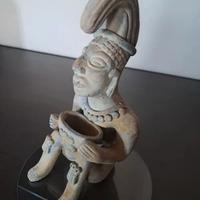 copia statua precolombiano terracotta - La Tolita