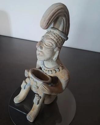 copia statua precolombiano terracotta - La Tolita