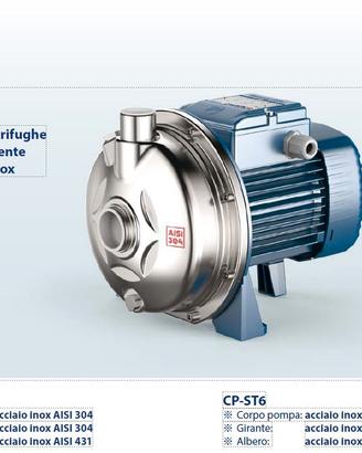 ElettroPompa Pedrollo CPm190-ST4 220V 2HP INOX