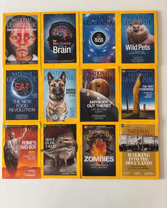 Riviste National Geographic in inglese Anno 2014