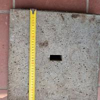 coperchio pozzetto in cemento 35x35cm