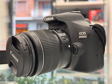 CANON EOS 2000D + OBIETTIVO EFS 18-55mm