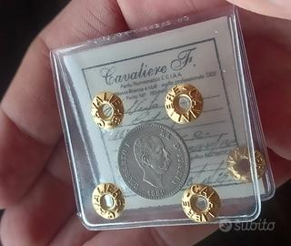 50 centesimi 1889 Umberto I periziato