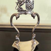 porta orologi da taschino in argento 