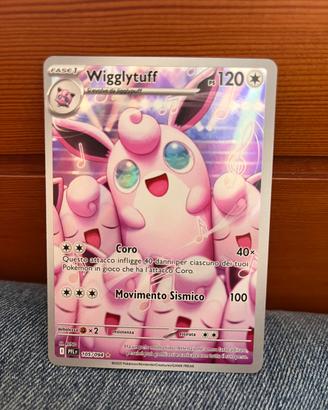 Carta pokémon wigglytuff 105/94 fiamme spettrali
