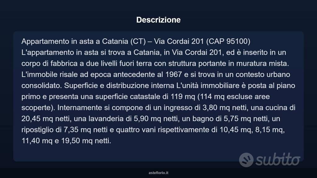 Appartamento – Catania, Faro Biscari, Centro storico - Vista 4