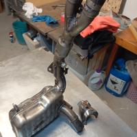 catalizzatore Honda Transalp 700 collettore 