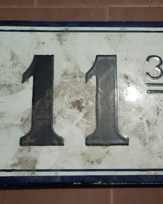 Numeri civico antico in ceramica Ceramica di Imola