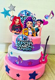 Torta scenografica Kpop 