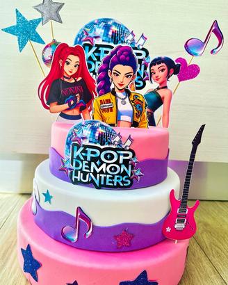 Torta scenografica Kpop 