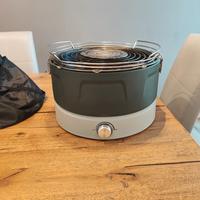 Barbecue  portatile con ventilazione elettrica 