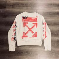 Felpa Maglione Off-White Impressionism Bianco