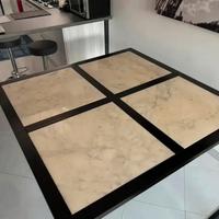 Tavolo da pranzo legno massello e marmo