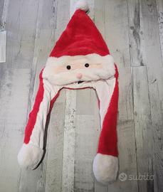 Cappello Babbo Natale con baffi che si muovono!
