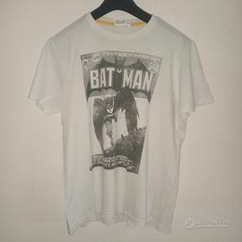 maglietta col bianco marca Batman bimbo/a