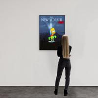 Quadro opera di Lacrymal--Simpson The New Yorker
