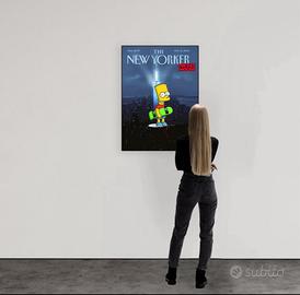 Quadro opera di Lacrymal--Simpson The New Yorker