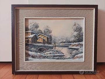 Quadro ad olio di Mario Toselli 