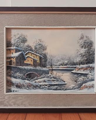 Quadro ad olio di Mario Toselli 