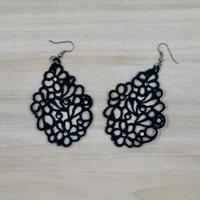 Orecchini in pizzo ricamati