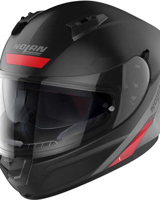 Casco Moto Integrale Nolan N60.6 STAPLE 041 Rosso