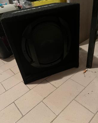 Subwoofer alpine + amplificatore