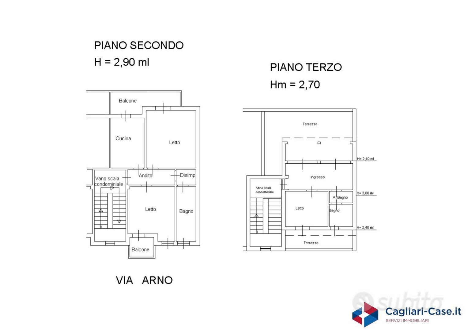 Monolocale ultimo piano e terrazza a livello - Vista 2
