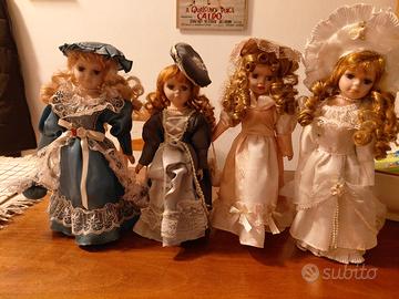 Bambole di porcellana Stile Vittoriano