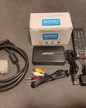 lettore multimediale agptek pendrive sd hdmi scart