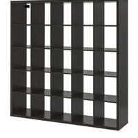 Mobile kallax nero ikea 5x5 cassettoni