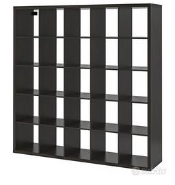 Mobile kallax nero ikea 5x5 cassettoni