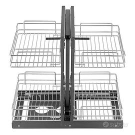 Organizer estraibile per angoliera cucina VEVOR