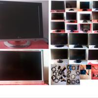Monitor LG e Hanns per PC e/o videosorveglianza,