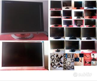 Monitor LG e Hanns per PC e/o videosorveglianza,