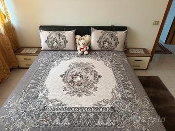 Letto matrimoniale e armadio