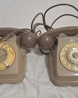 Coppia Telefoni Vintage SIP "Bigrigio" S62