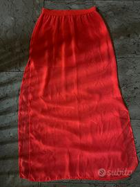 Gonna arancio donna