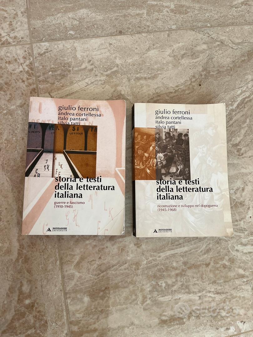 Giulio Ferroni, Storia e testi della letteratura italiana