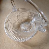 cestino in vetro vintage