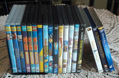21 DVD COLLECTION DI CARTOON E ANIMAZIONE
