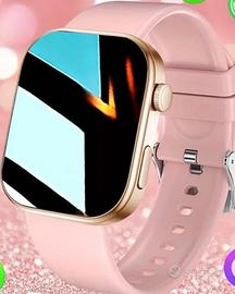 Smartwatch color oro e rosa