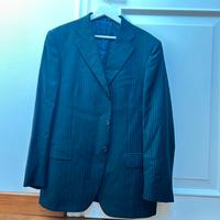 Vestito gessato da uomo in tessuto loro piana