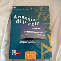 Libro grammatica italiana “Armonia di parole”